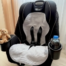 Inserție pentru scaun auto sau cărucior din muselină, gri (3)